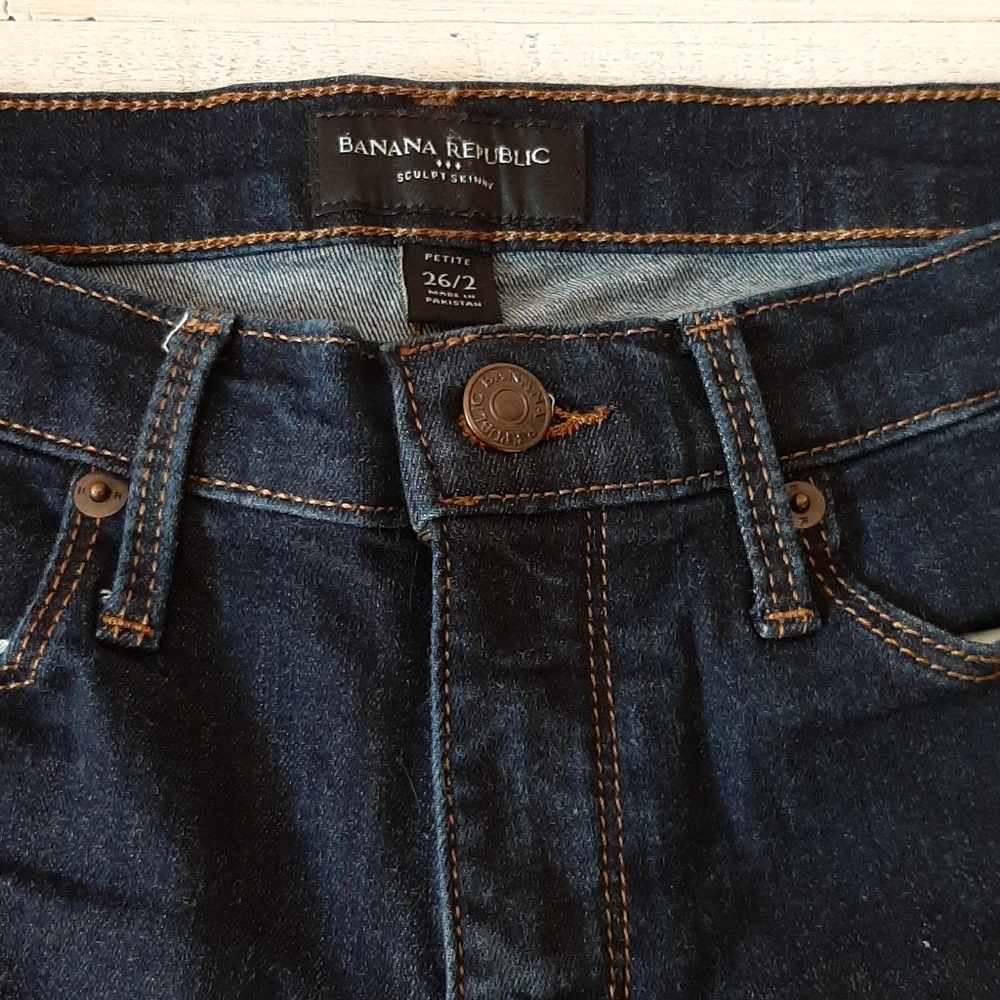 Banana Republic "Sculpt Skinny" petite jeans